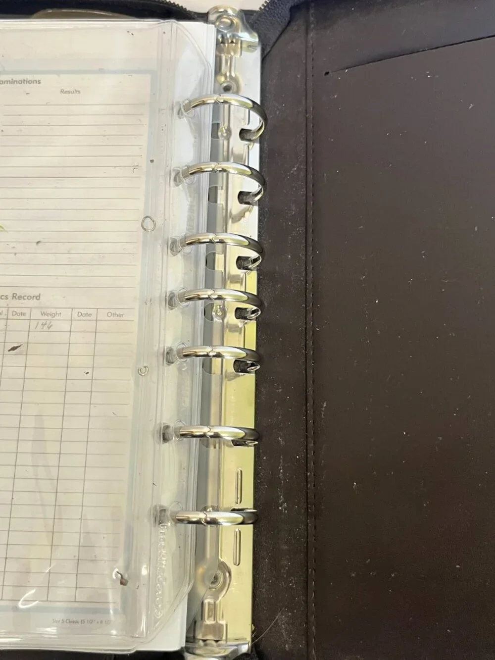 Franklin Covey 365 Binder Dark Brown Planner Organizer Classic 7-Ring Zip Around